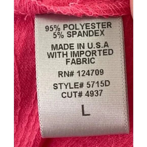 IC Collection Hot Pink Fit Flare Tank Dress, Sz L -- NWT - Picture 4 of 9